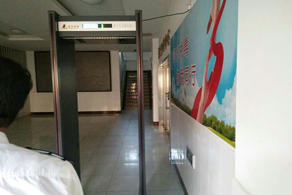 青岛强制戒毒所安检门项目